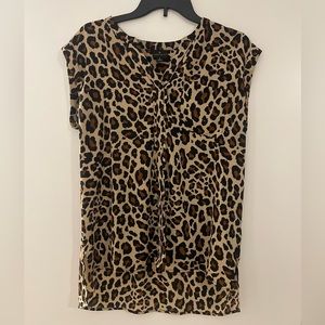 Size Medium Worthington Leopard Print Blouse